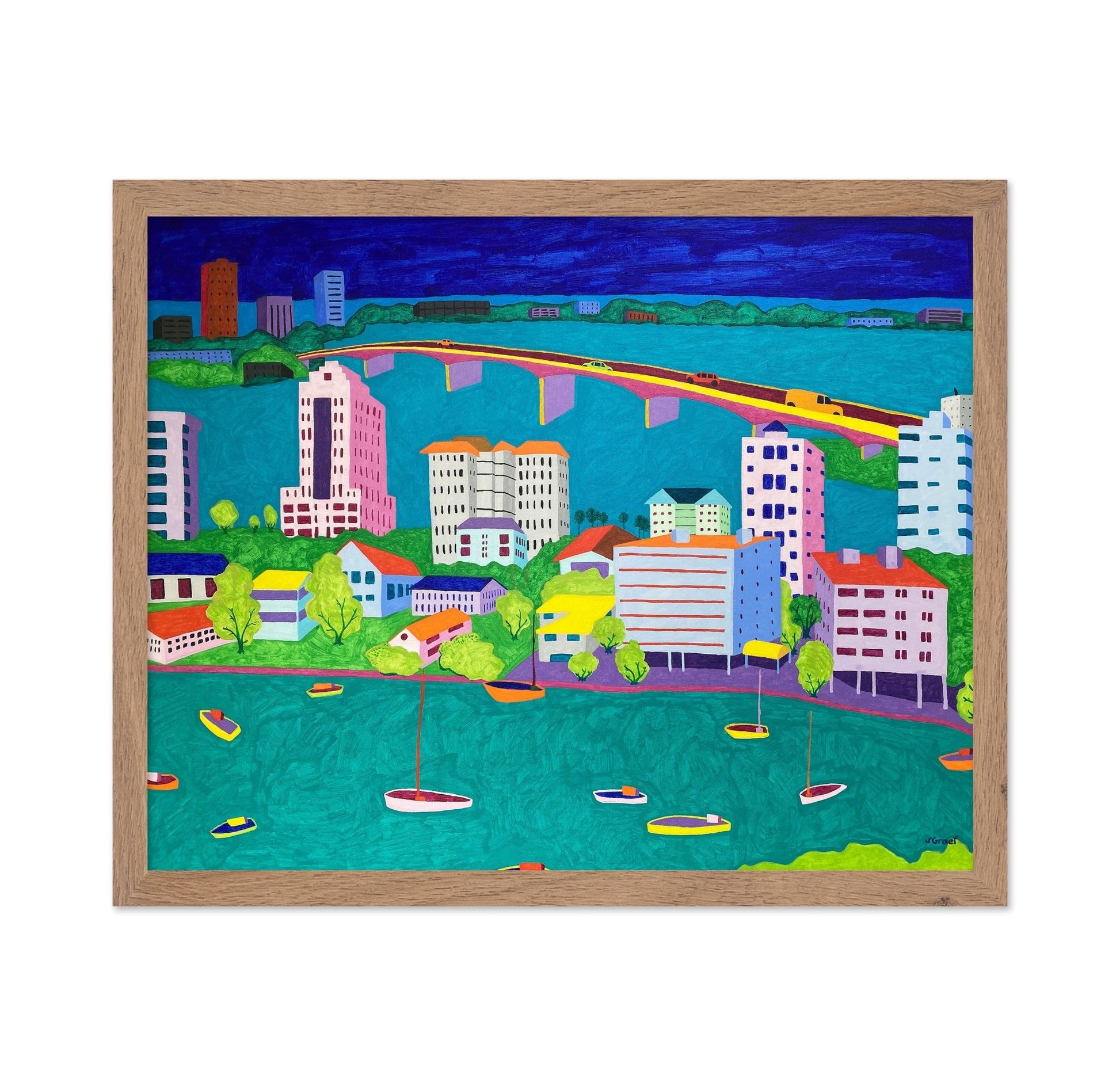 Colorful Harbor City