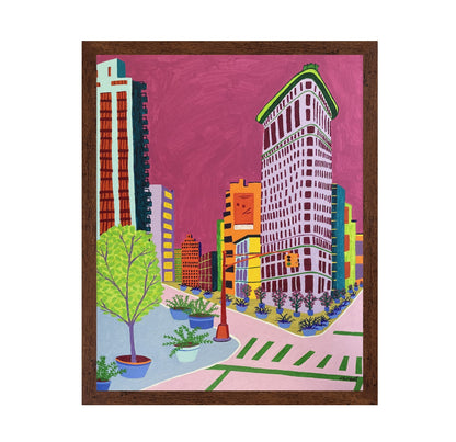 Colorful City Corner