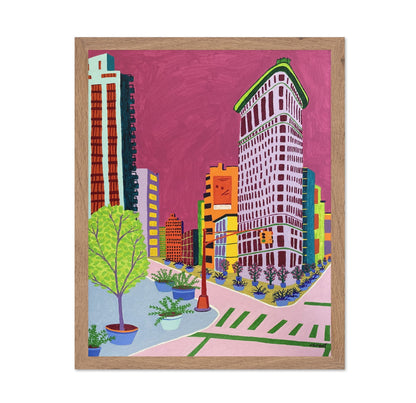 Colorful City Corner