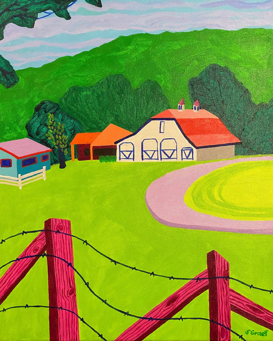 Colorful Farm Landscape No1