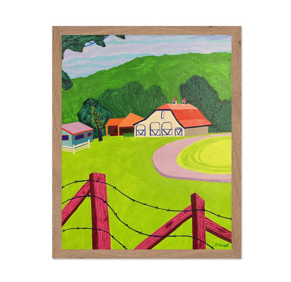 Colorful Farm Landscape No1
