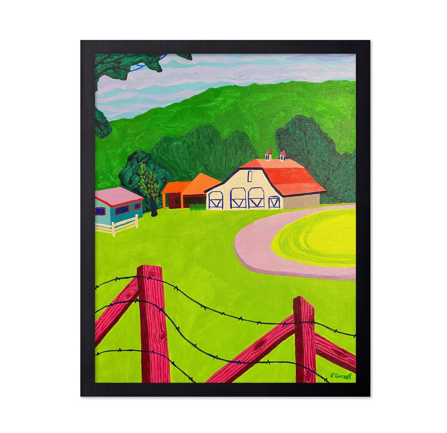 Colorful Farm Landscape No1