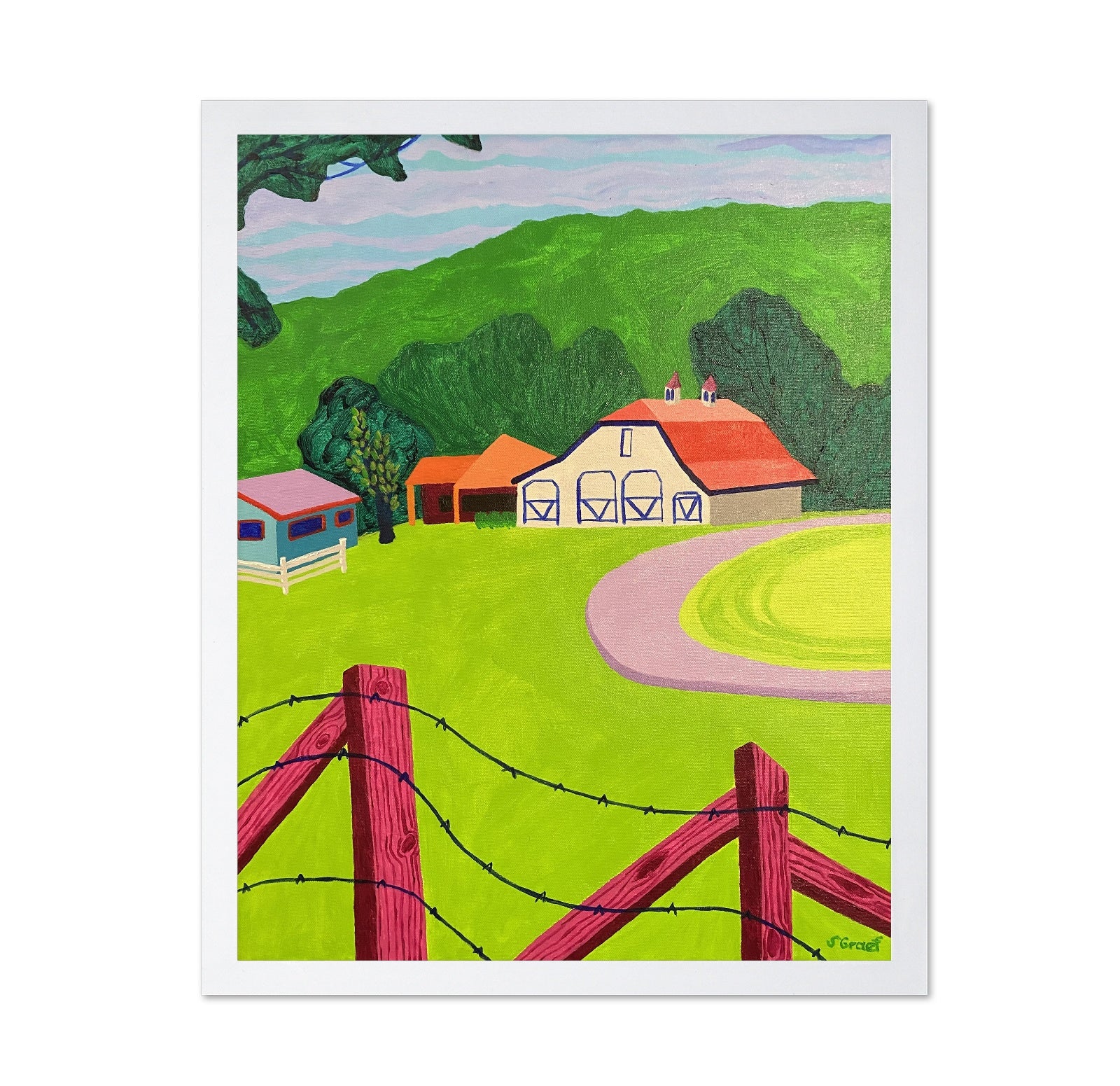 Colorful Farm Landscape No1
