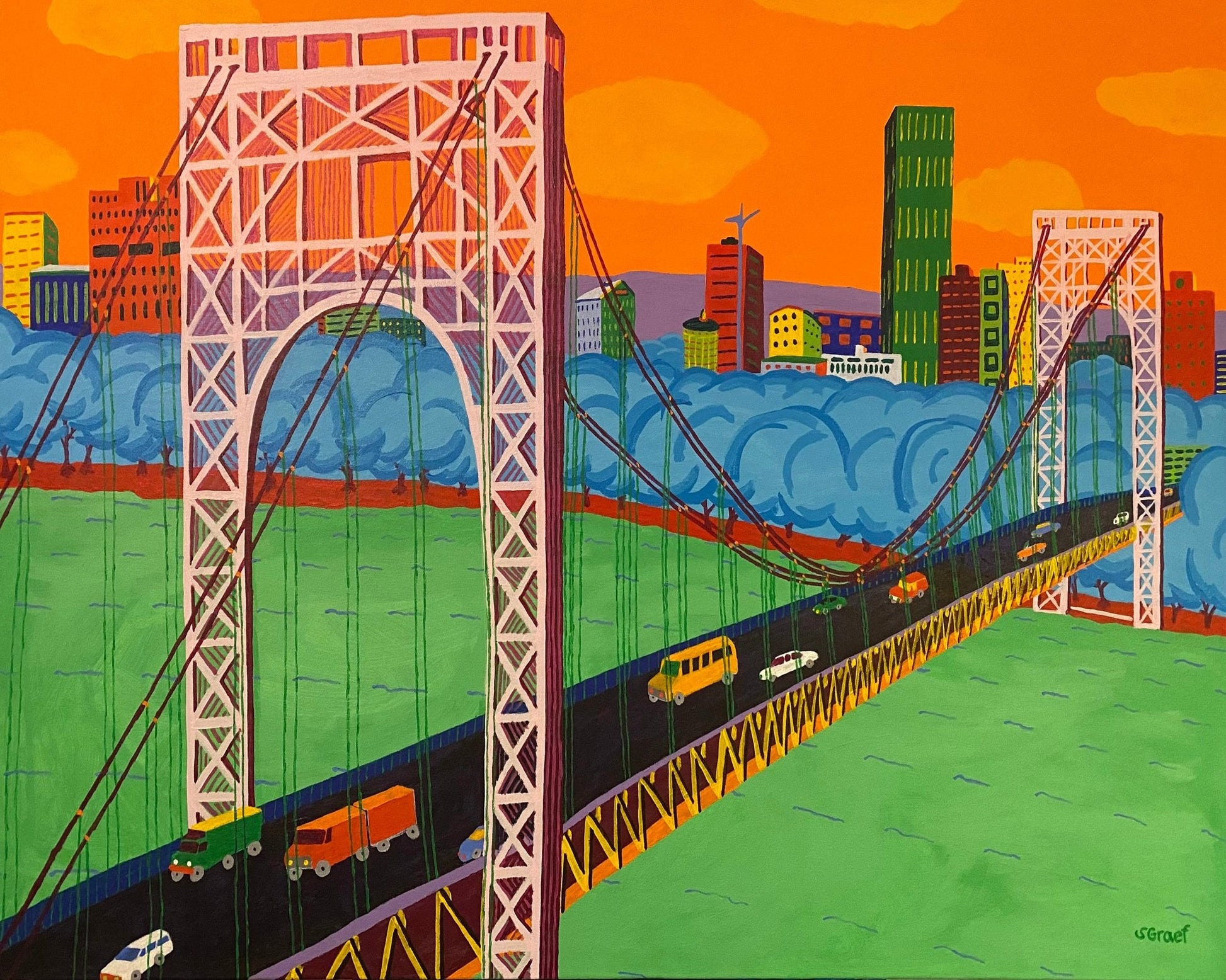 City Bridge Sunset No1
