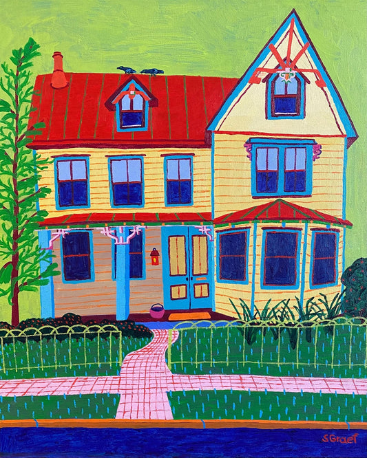 Colorful Yellow House