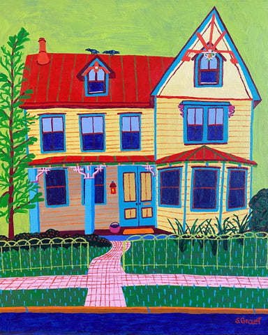 Colorful Yellow House