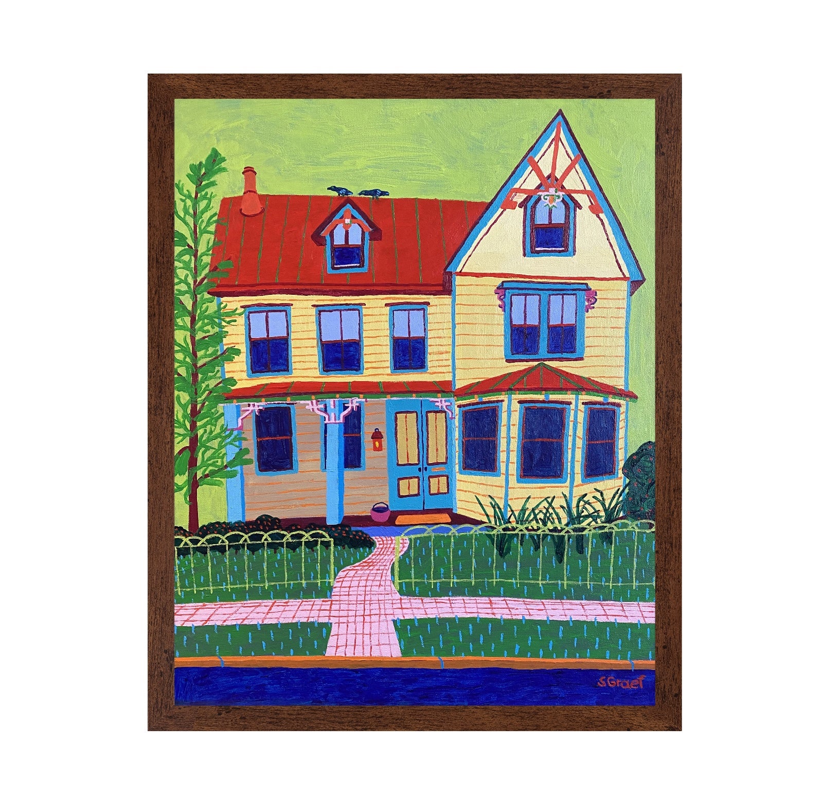 Colorful Yellow House