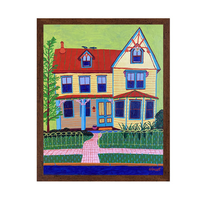 Colorful Yellow House