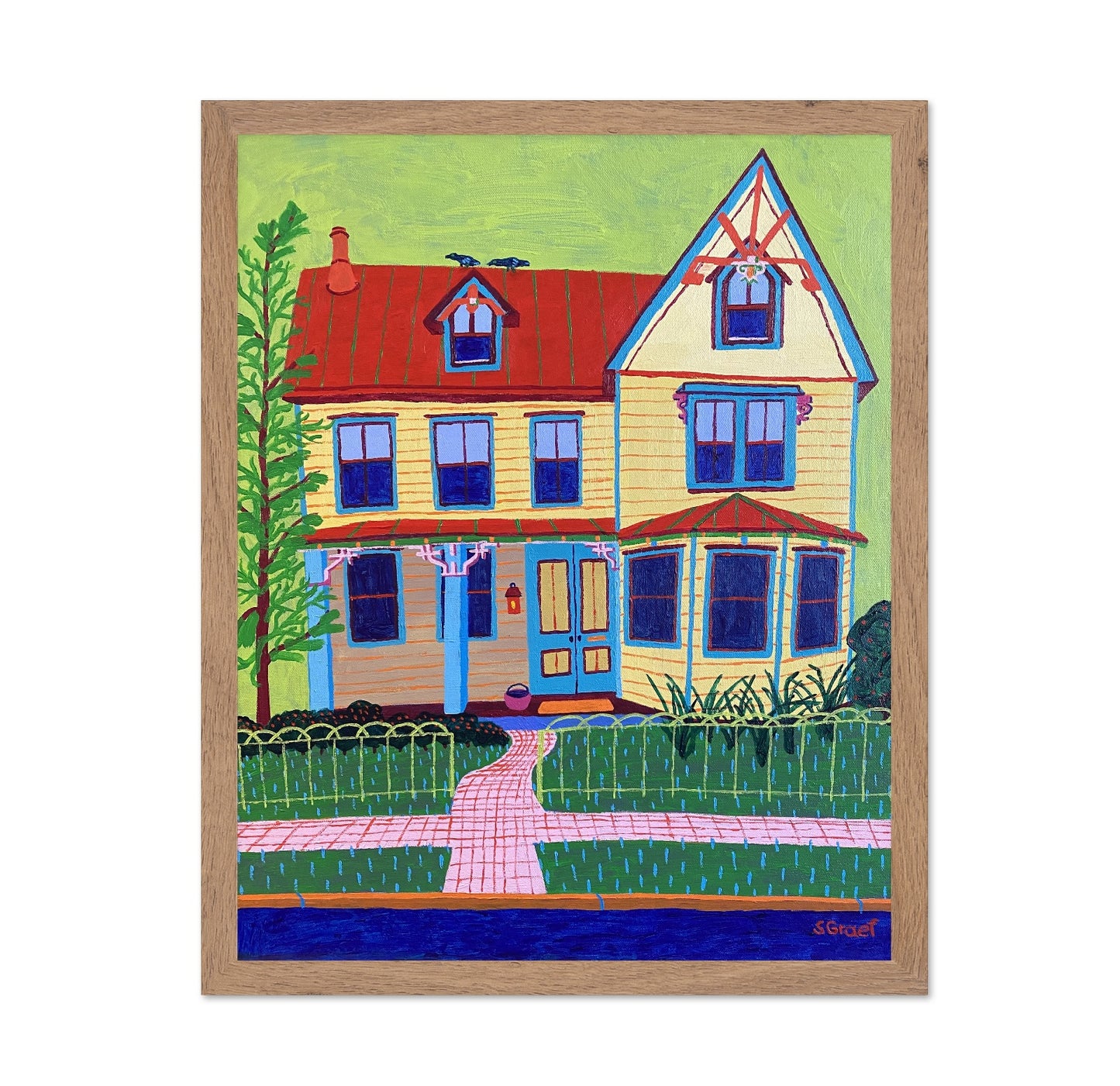 Colorful Yellow House
