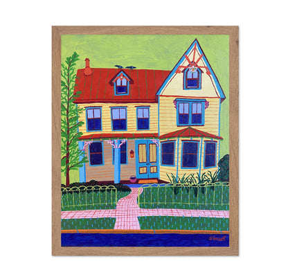 Colorful Yellow House