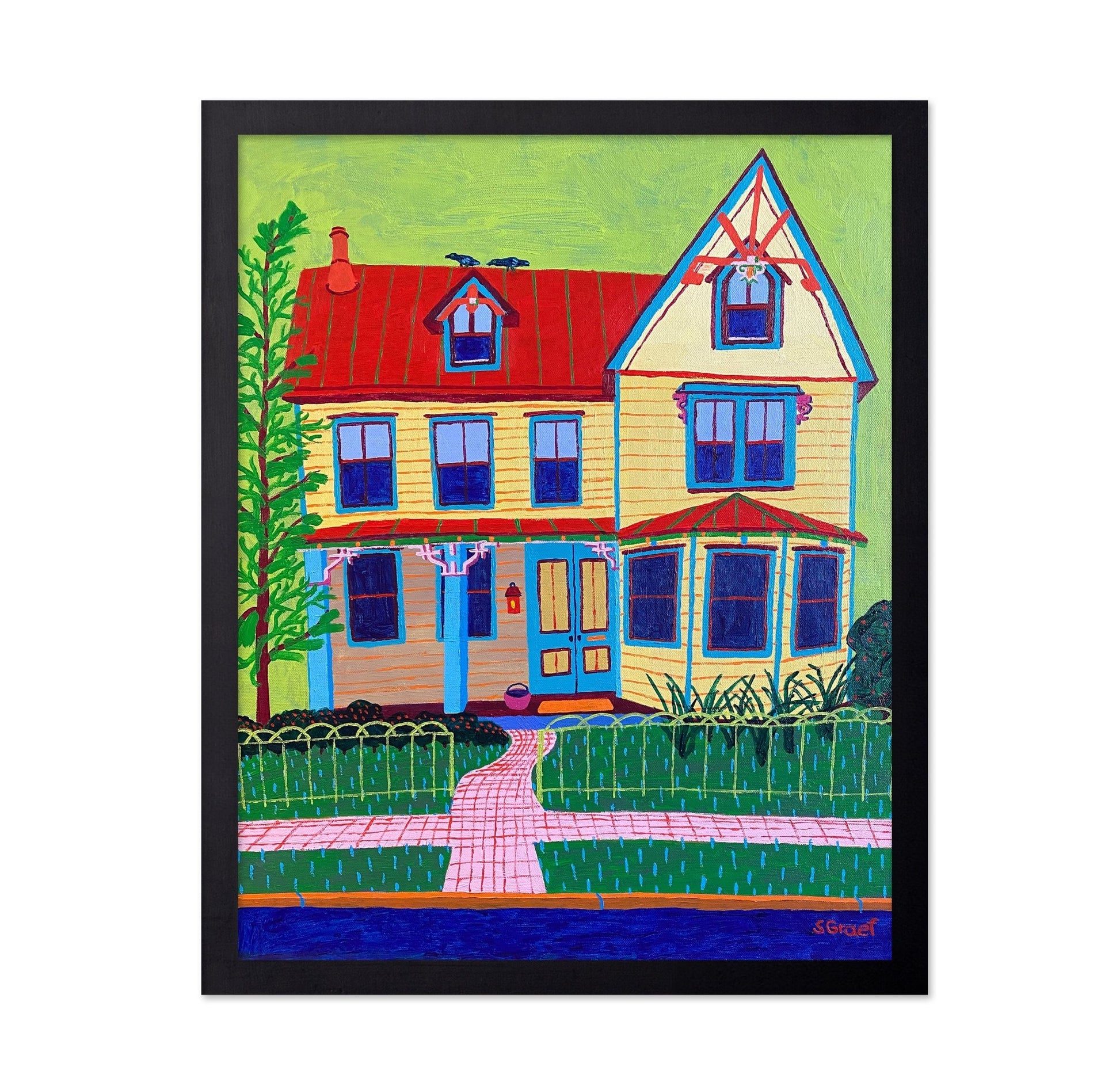 Colorful Yellow House