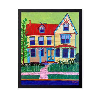 Colorful Yellow House