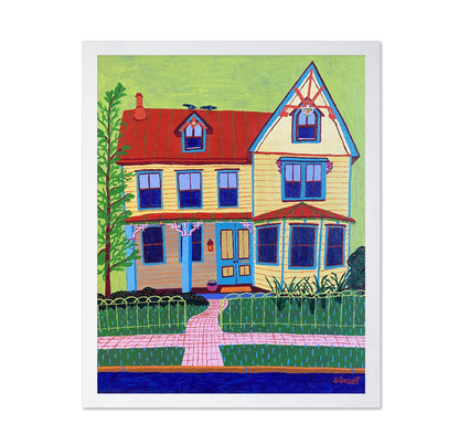 Colorful Yellow House
