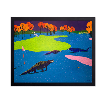 Colorful Crocodile Lake
