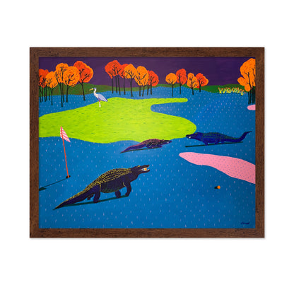 Colorful Crocodile Lake