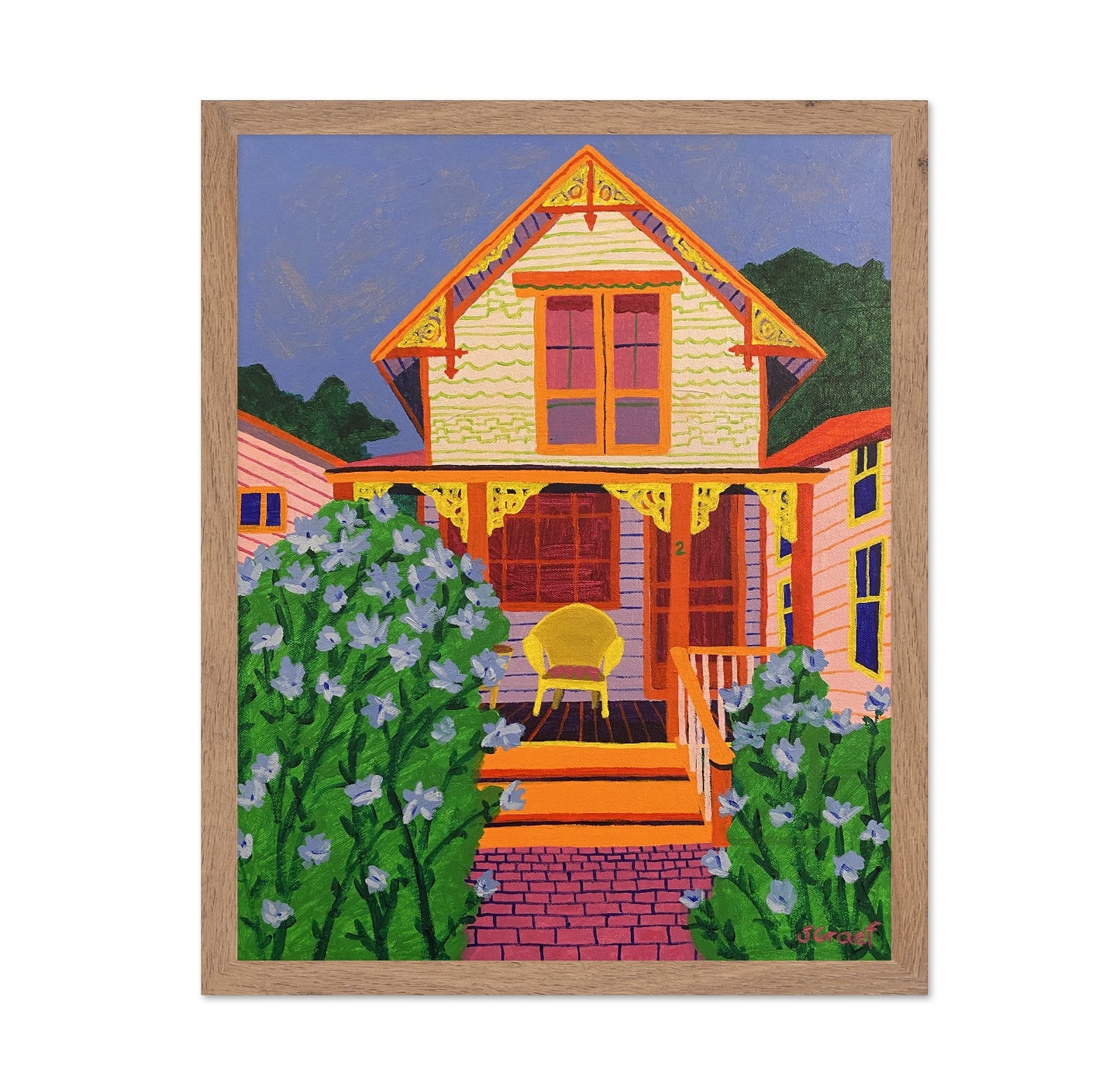 Colorful Porch House
