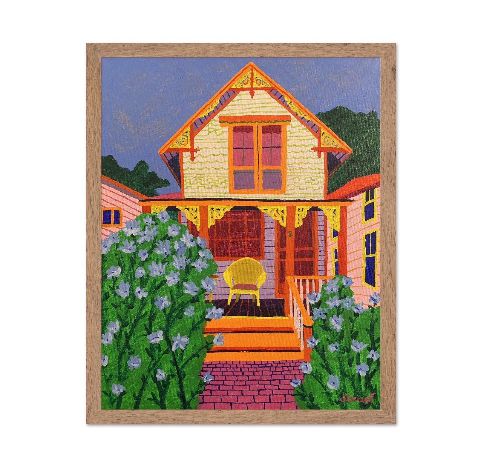 Colorful Porch House