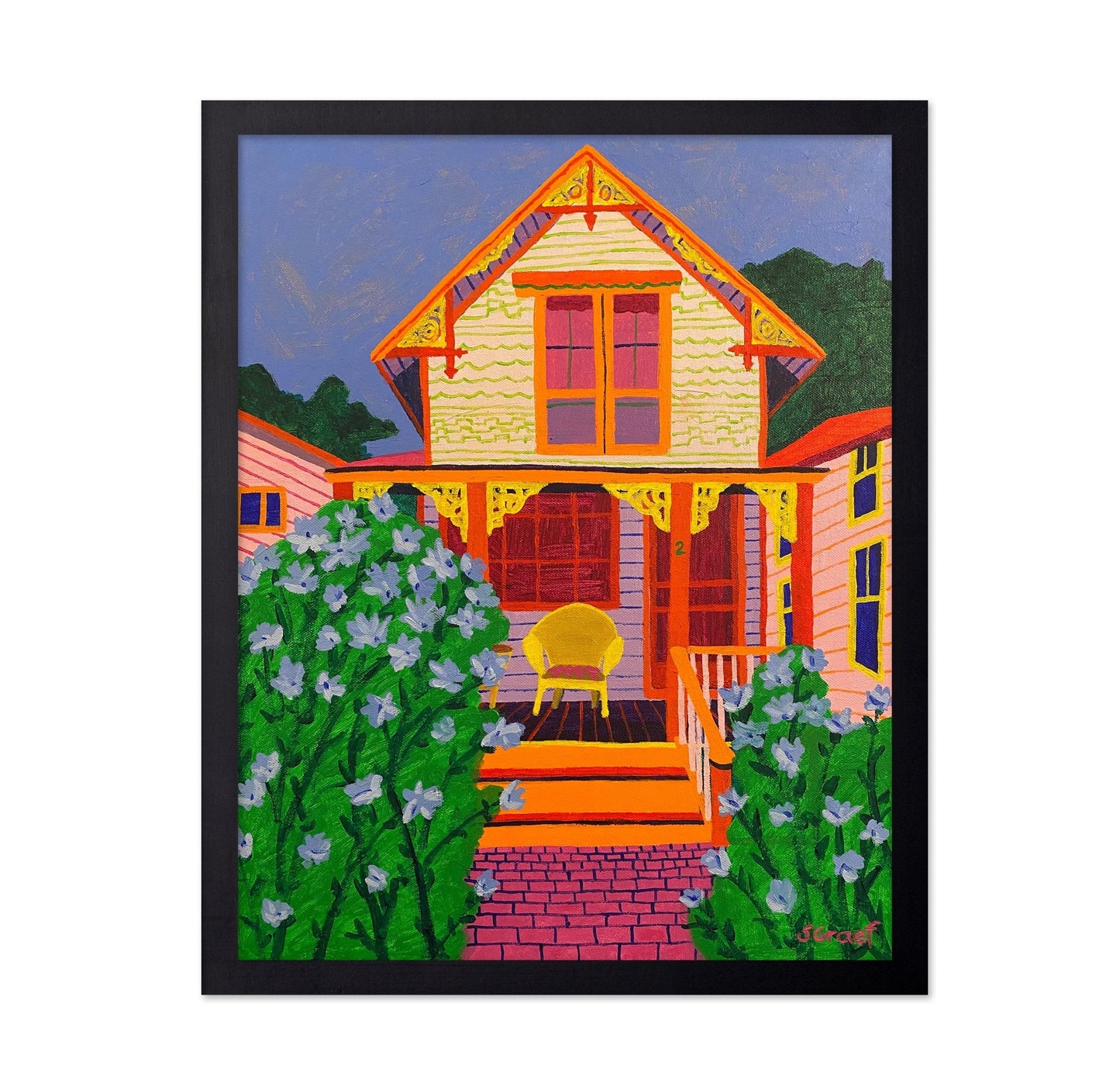 Colorful Porch House