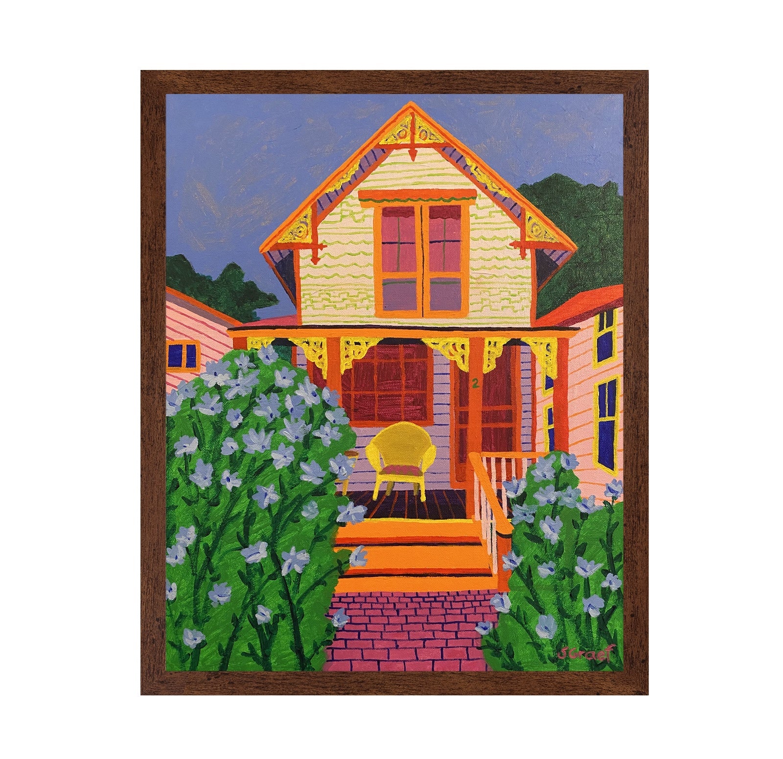Colorful Porch House