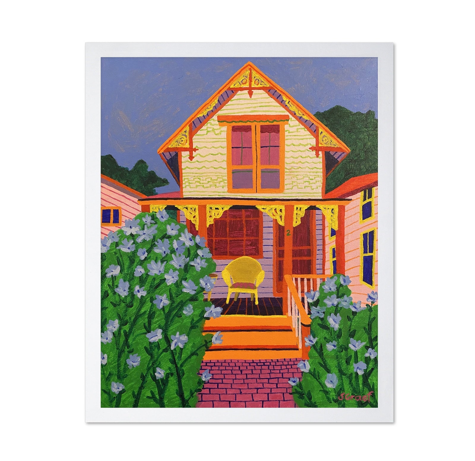 Colorful Porch House
