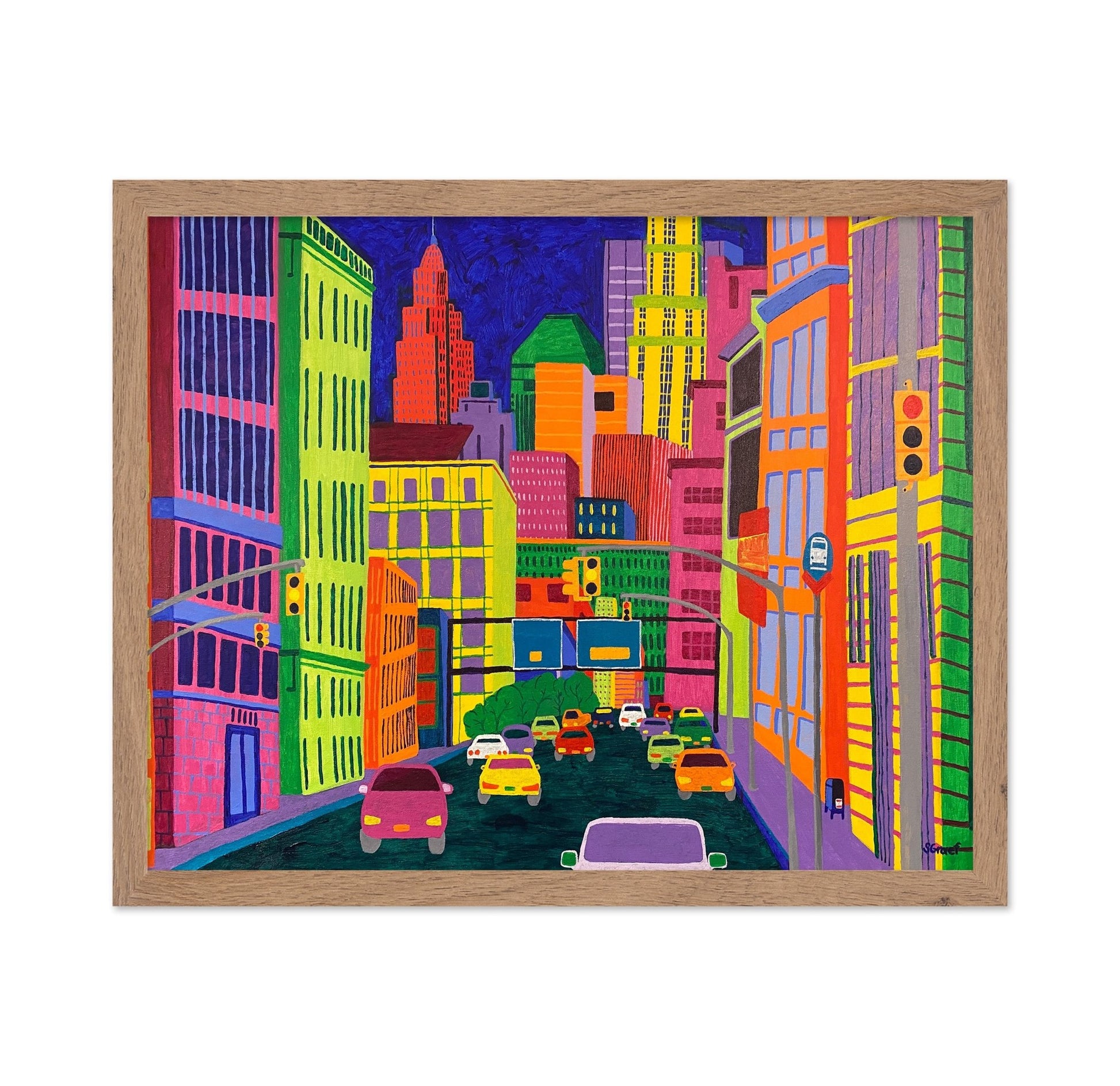 Neon City Traffic