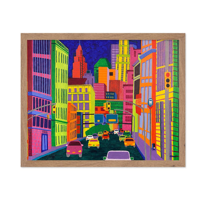 Neon City Traffic