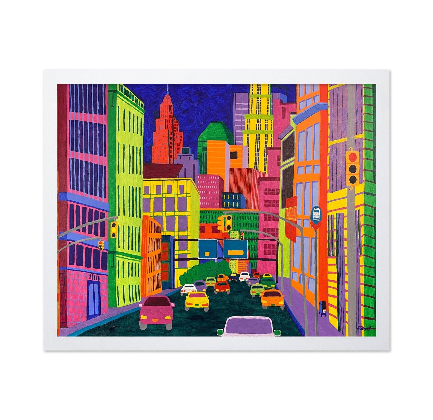 Neon City Traffic