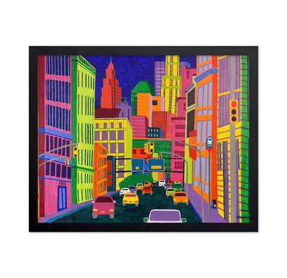 Neon City Traffic
