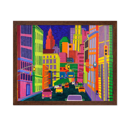 Neon City Traffic