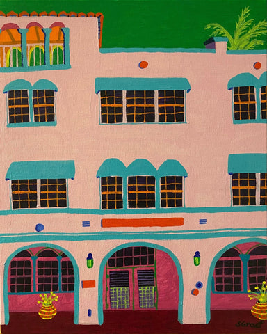 Colorful Hotel Facade
