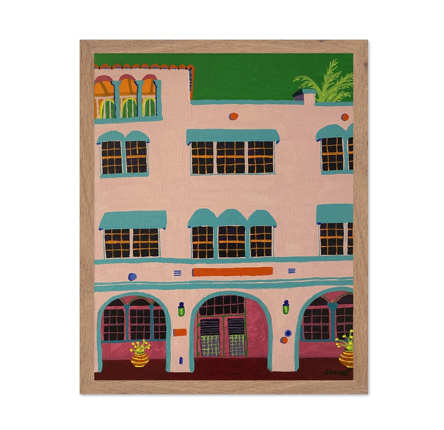 Colorful Hotel Facade