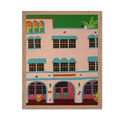 Colorful Hotel Facade