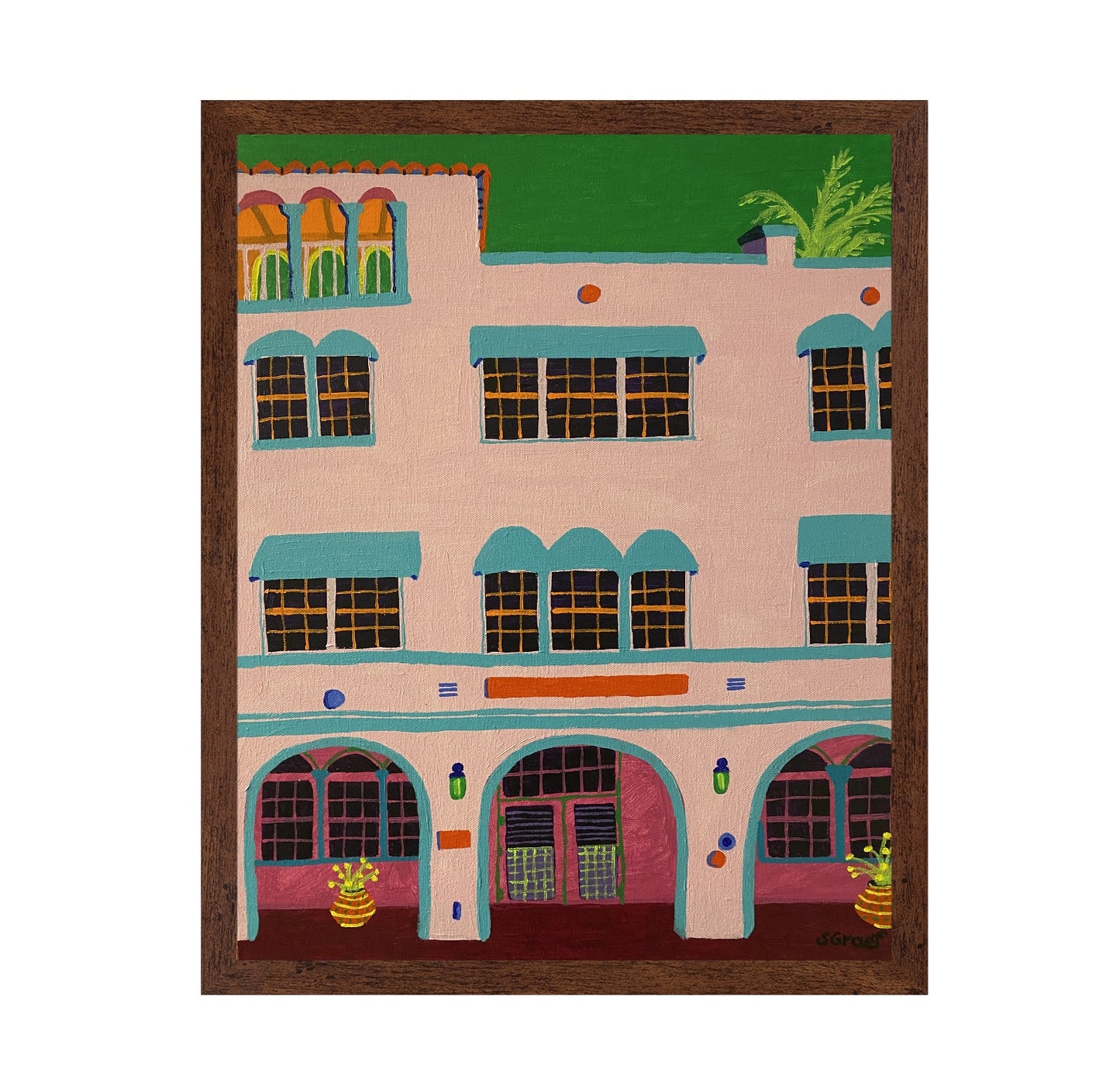 Colorful Hotel Facade