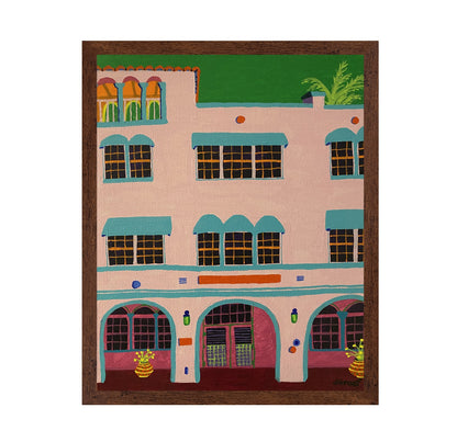 Colorful Hotel Facade