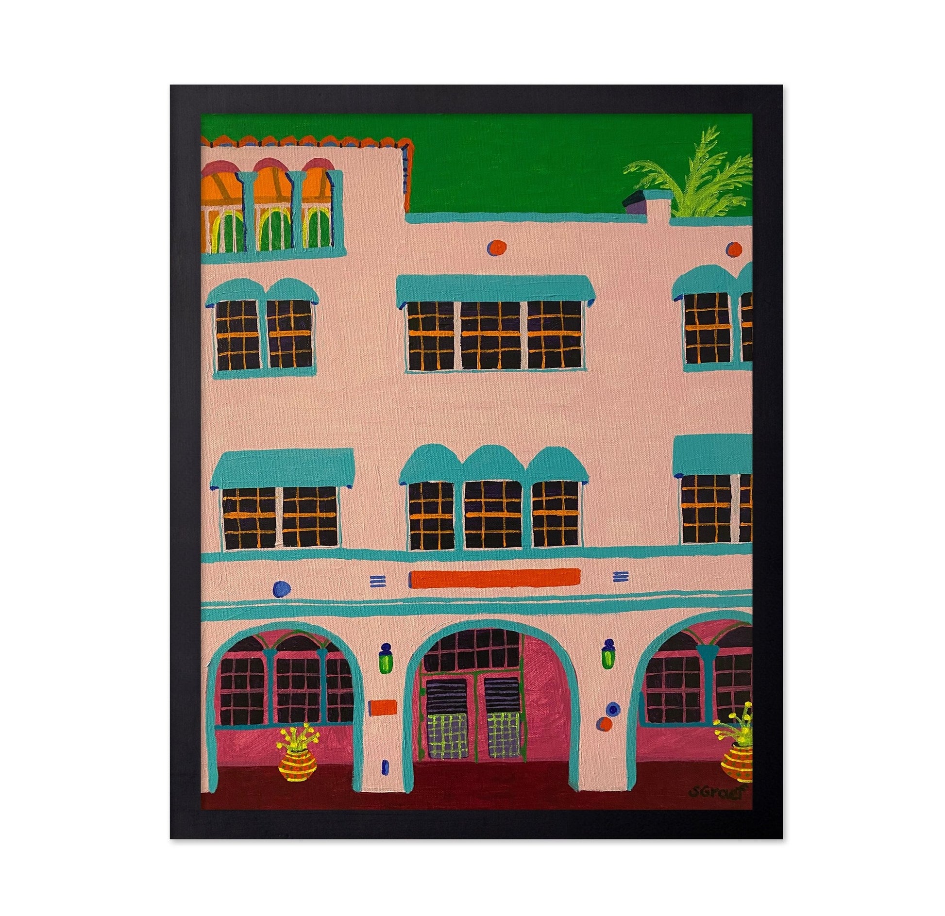 Colorful Hotel Facade
