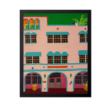 Colorful Hotel Facade