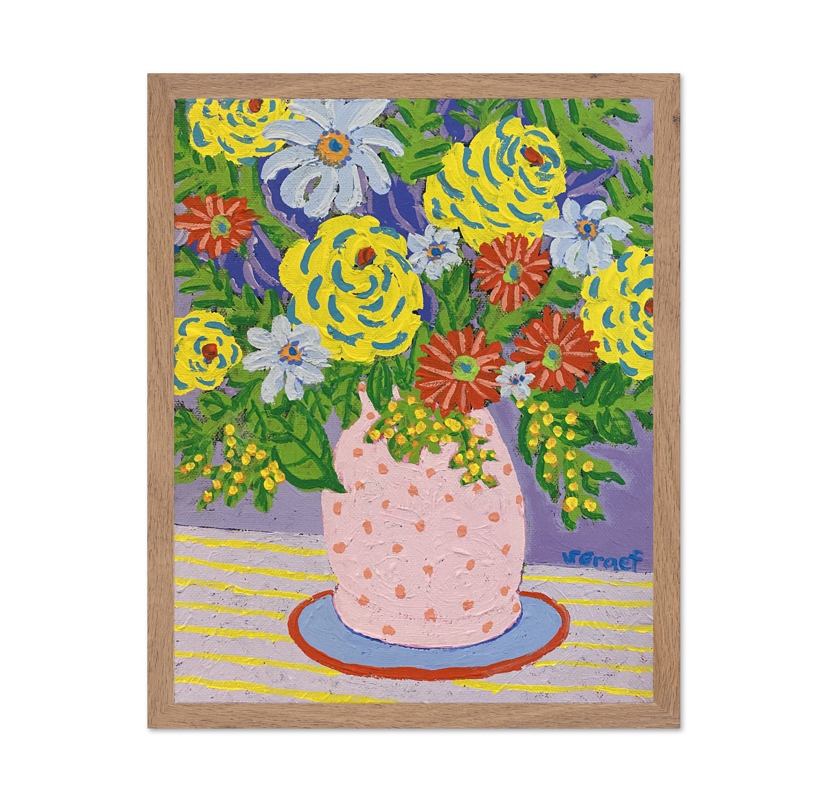 Floral Vase Still Life No2