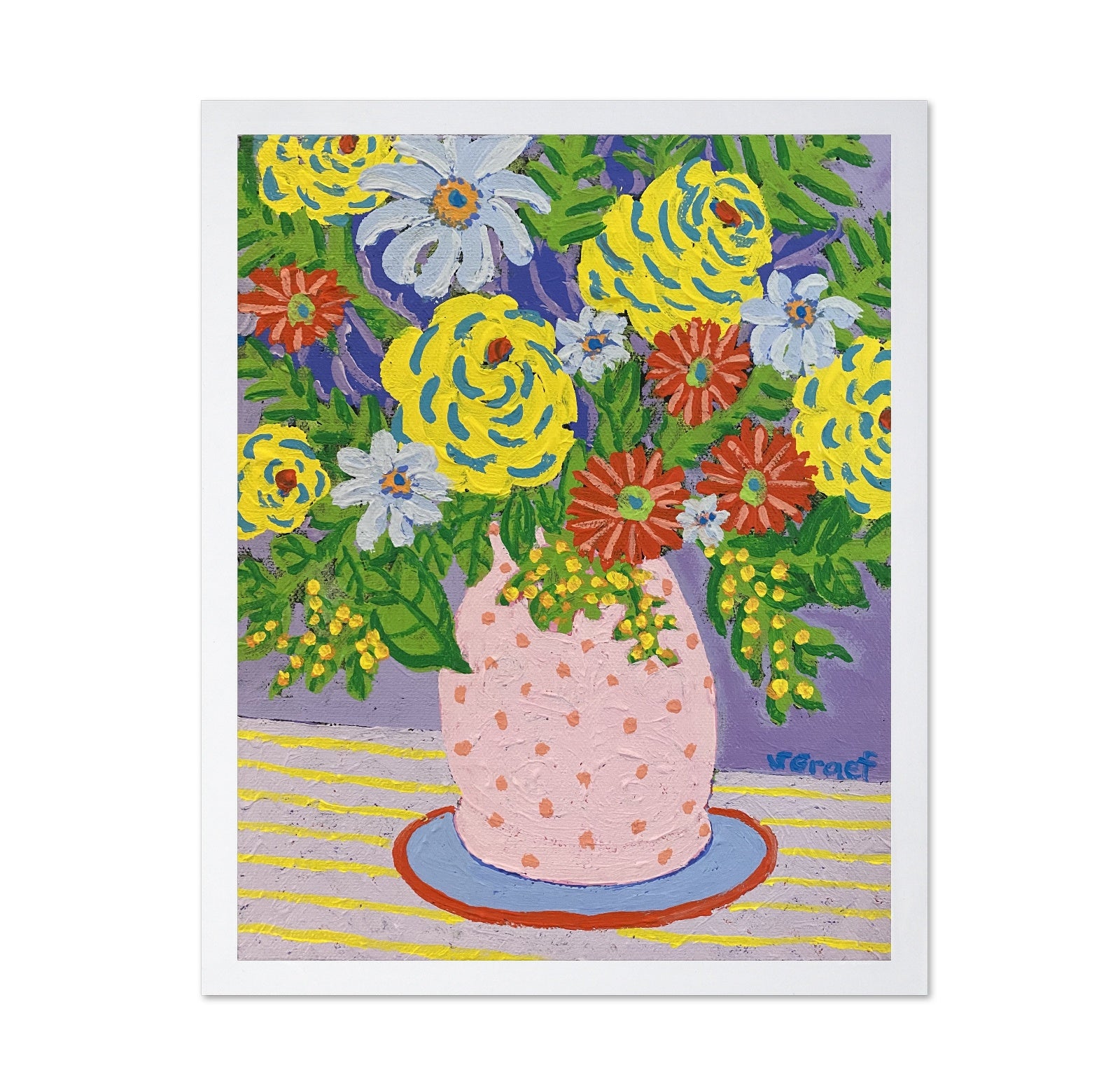 Floral Vase Still Life No2