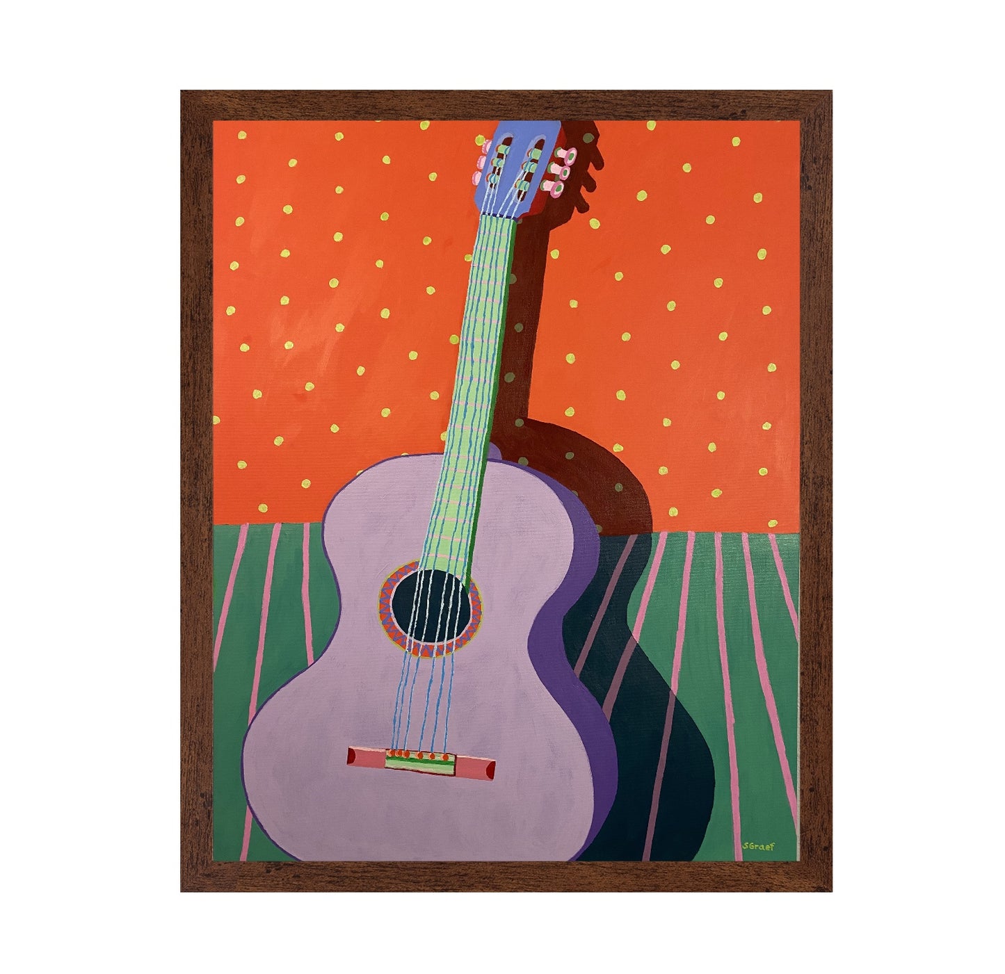 Colorful Guitar Still Life