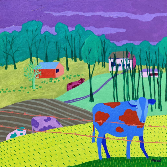 Colorful Farm Landscape No2