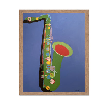 Colorful Saxophone Art
