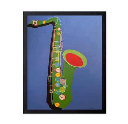 Colorful Saxophone Art