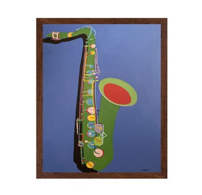 Colorful Saxophone Art