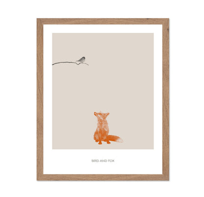 Fox Watching Bird