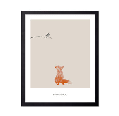 Fox Watching Bird