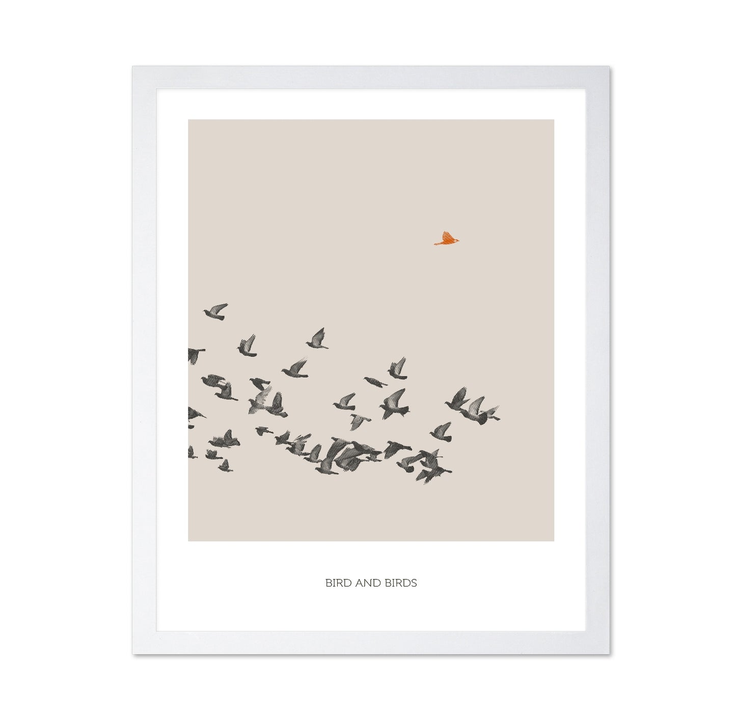 Lone Bird Flight