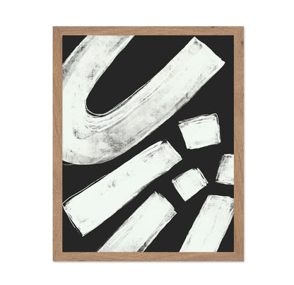 White Brush Strokes
