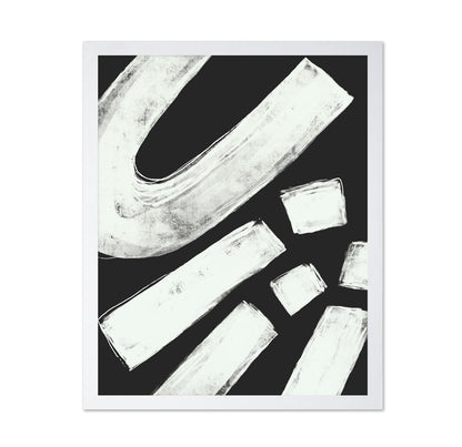White Brush Strokes