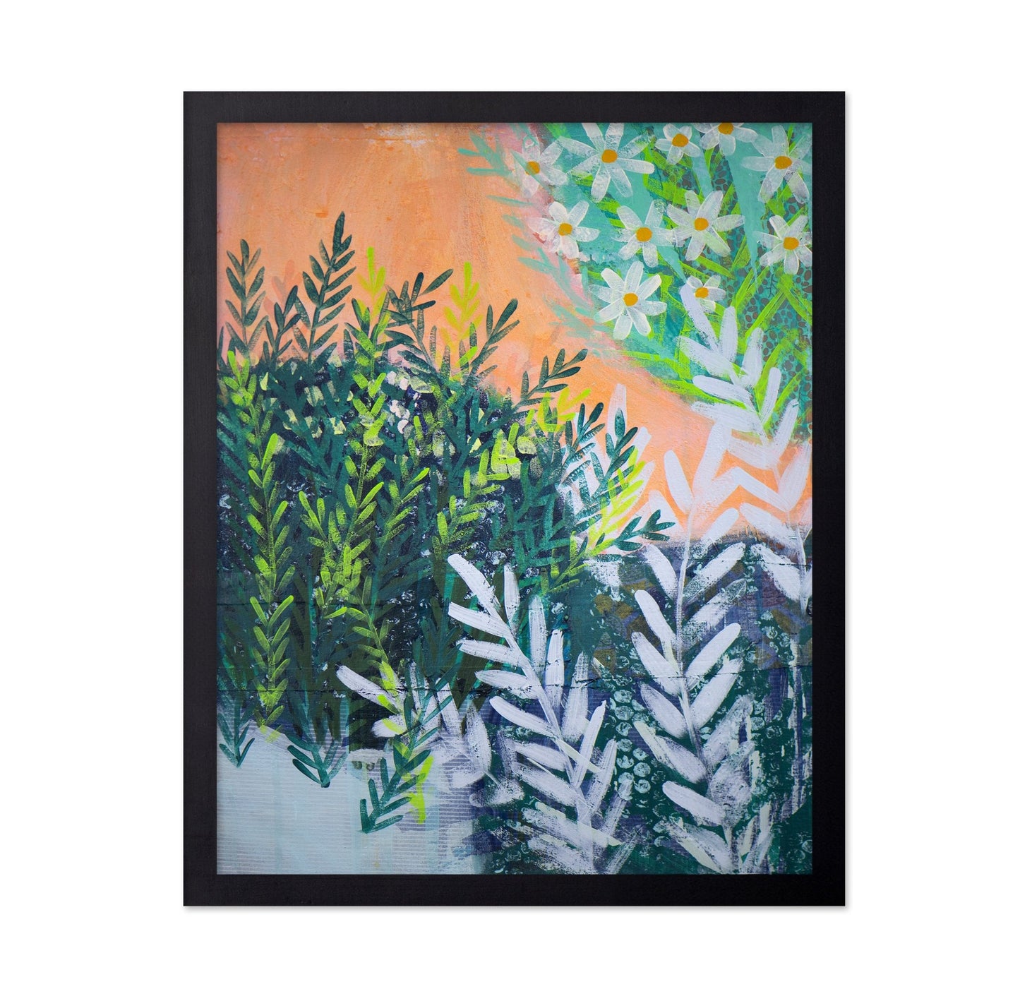 Abstract Daisy Garden
