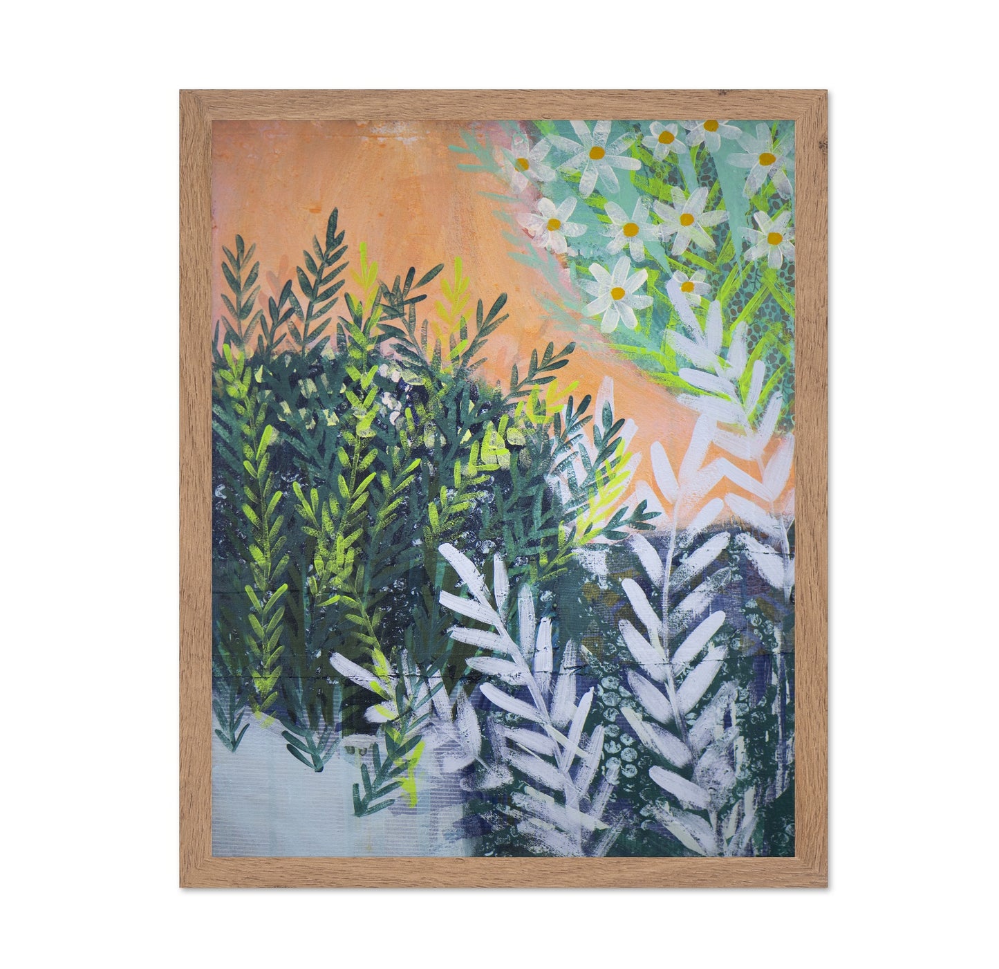 Abstract Daisy Garden